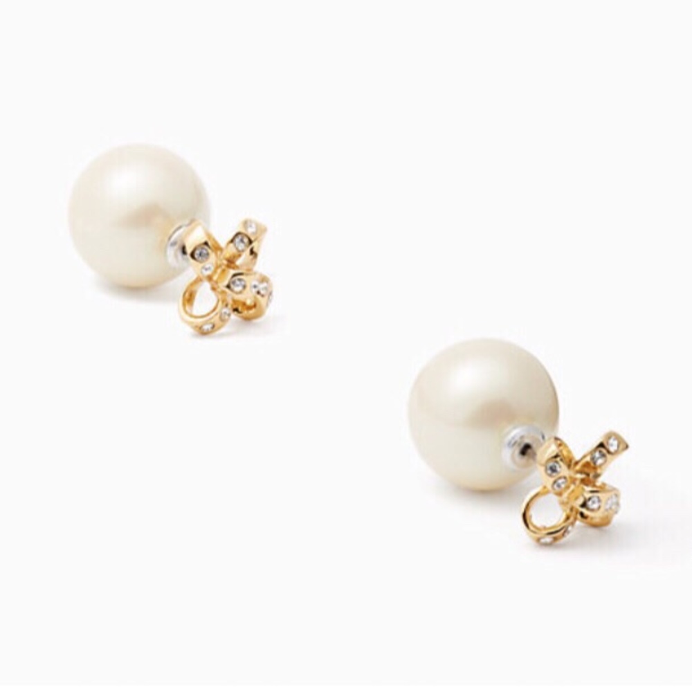 Kate Spade Tie Bow Reversible Earrings